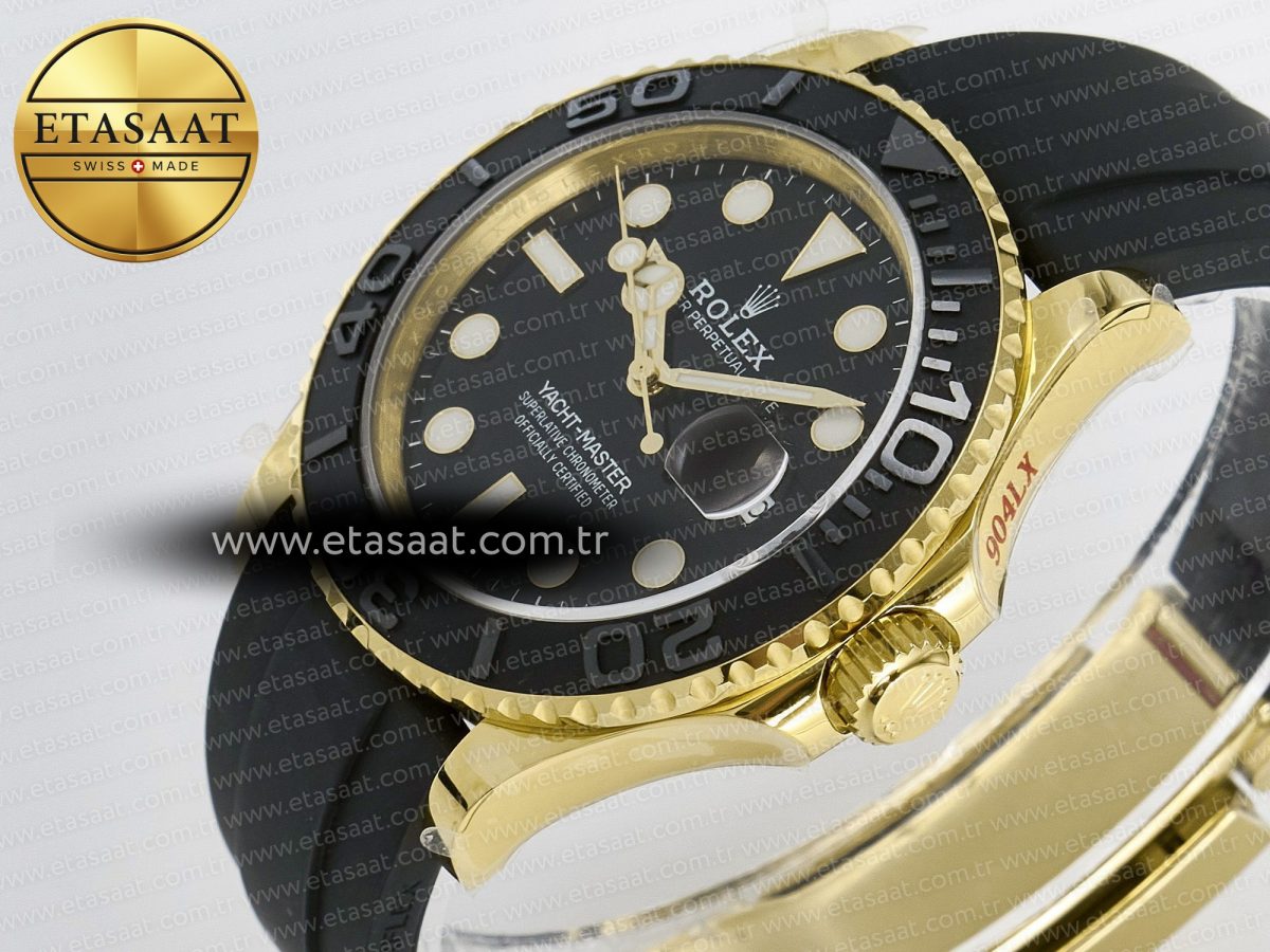 Yacht-Master 226658 Gain Weight QF 1:1 Best Edition Black Dial On Oysterflex Strap VR3235 - Görsel 7