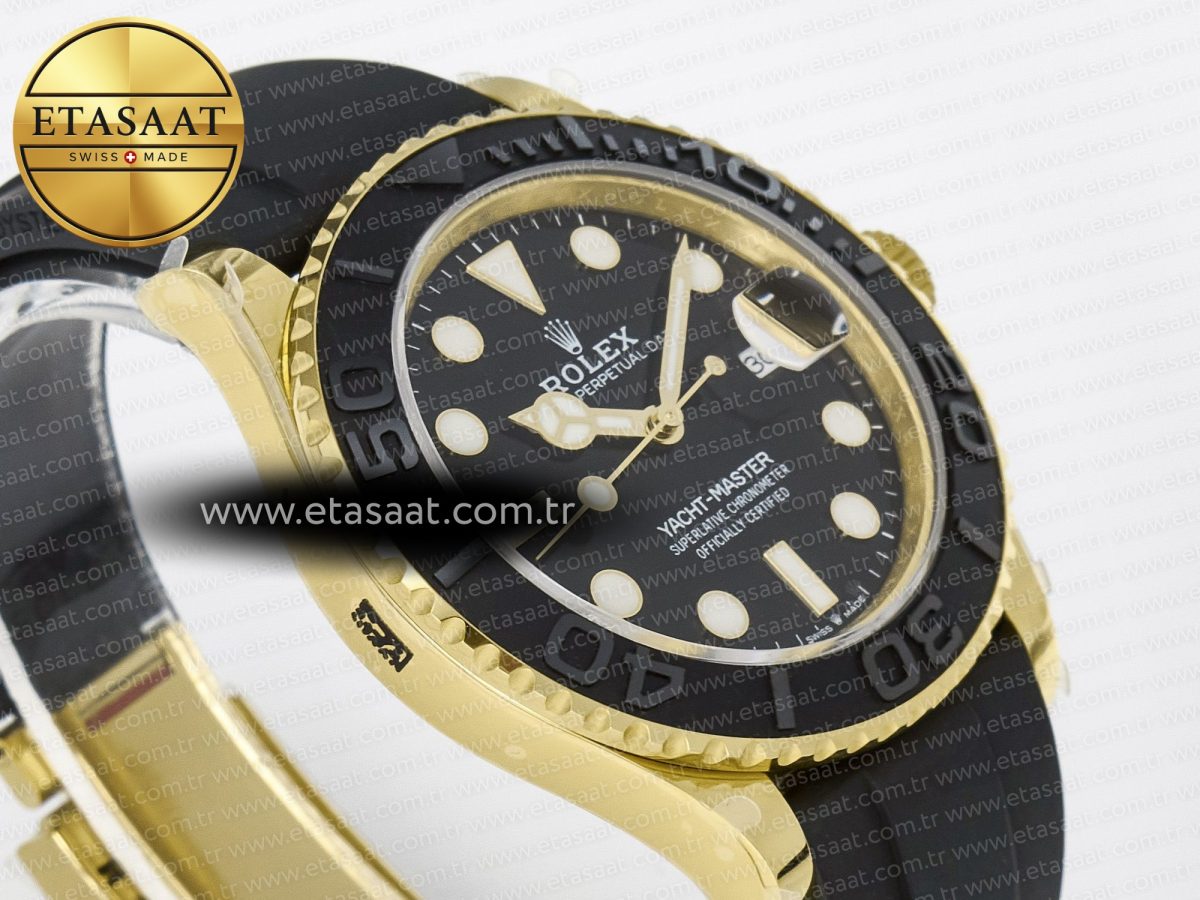 Yacht-Master 226658 Gain Weight QF 1:1 Best Edition Black Dial On Oysterflex Strap VR3235 - Görsel 8