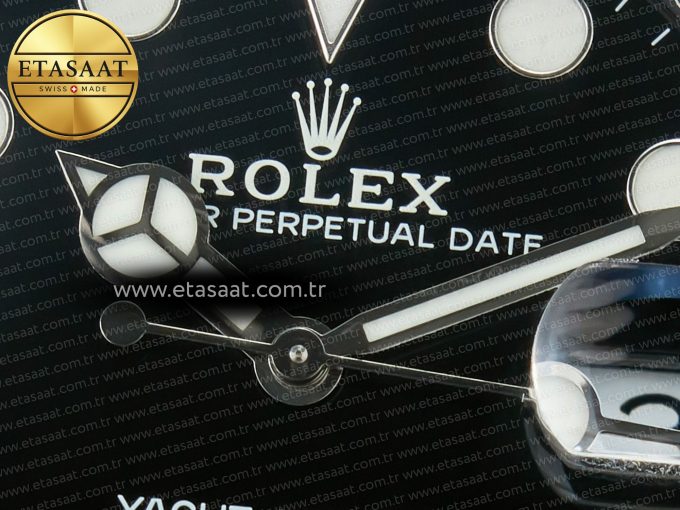Yacht-Master 226659 ARF 1:1 Best Edition Black Ceramic Bezel on Oysterflex Rubber Strap VR3235 (Gain Weight) - Görsel 10