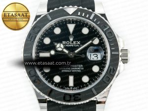 Yacht-Master 226659 ARF 1:1 Best Edition Black Ceramic Bezel on Oysterflex Rubber Strap VR3235 (Gain Weight) - Görsel 4
