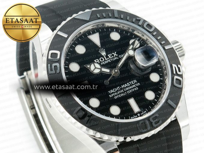 Yacht-Master 226659 ARF 1:1 Best Edition Black Ceramic Bezel on Oysterflex Rubber Strap VR3235 (Gain Weight) - Görsel 5