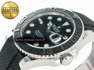 Yacht-Master 226659 ARF 1:1 Best Edition Black Ceramic Bezel on Oysterflex Rubber Strap VR3235 (Gain Weight) - Görsel 6
