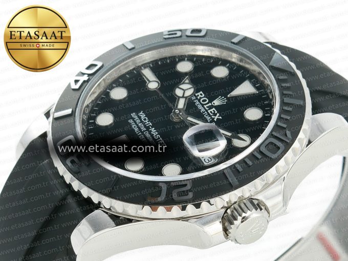 Yacht-Master 226659 ARF 1:1 Best Edition Black Ceramic Bezel on Oysterflex Rubber Strap VR3235 (Gain Weight) - Görsel 6
