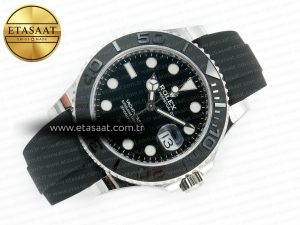 Yacht-Master 226659 ARF 1:1 Best Edition Black Ceramic Bezel on Oysterflex Rubber Strap VR3235 (Gain Weight) - Görsel 8