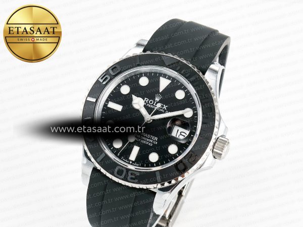 Yacht-Master 226659 Gain Weight QF 1:1 Best Edition Black Dial On Oysterflex Strap VR3235