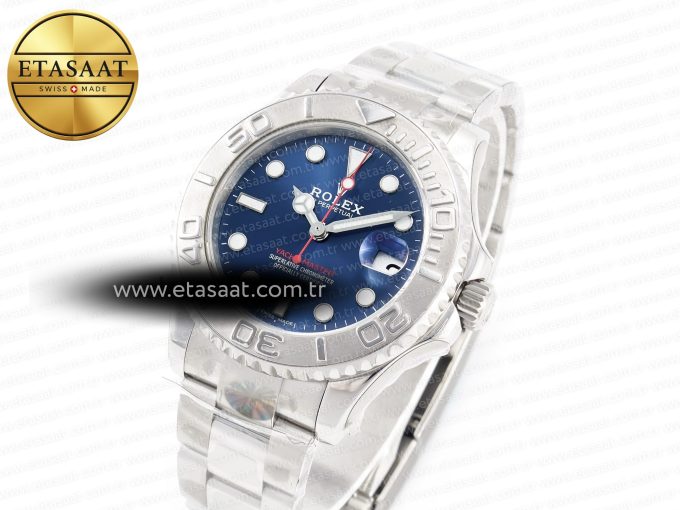 Yacht-Master 37mm 268622 ARF 1:1 Best Edition Blue Dial 904L SS Case and Bracelet A2824 - Görsel 1