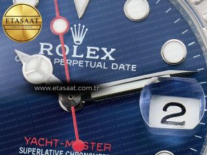 Yacht-Master 37mm 268622 ARF 1:1 Best Edition Blue Dial 904L SS Case and Bracelet A2824 - Görsel 10