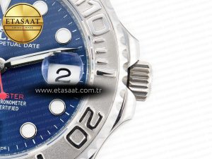 Yacht-Master 37mm 268622 ARF 1:1 Best Edition Blue Dial 904L SS Case and Bracelet A2824 - Görsel 11