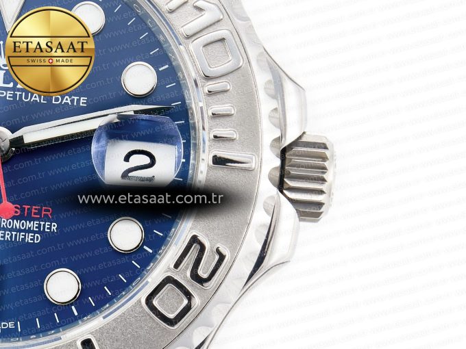 Yacht-Master 37mm 268622 ARF 1:1 Best Edition Blue Dial 904L SS Case and Bracelet A2824 - Görsel 11