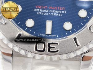 Yacht-Master 37mm 268622 ARF 1:1 Best Edition Blue Dial 904L SS Case and Bracelet A2824 - Görsel 12
