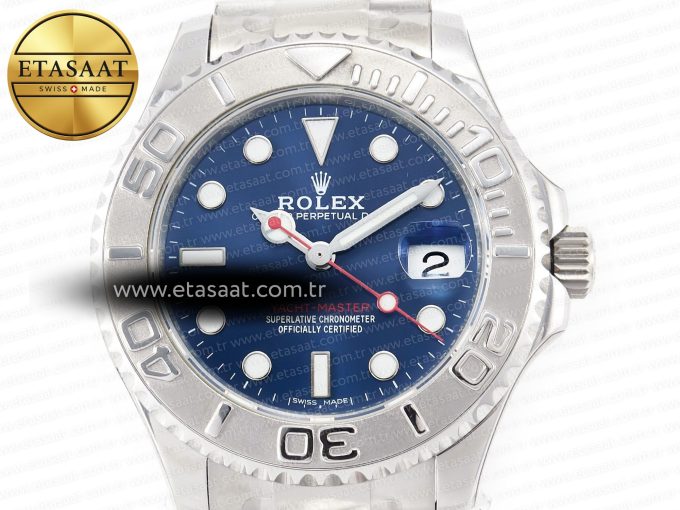 Yacht-Master 37mm 268622 ARF 1:1 Best Edition Blue Dial 904L SS Case and Bracelet A2824 - Görsel 4