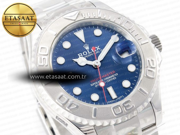 Yacht-Master 37mm 268622 ARF 1:1 Best Edition Blue Dial 904L SS Case and Bracelet A2824 - Görsel 5