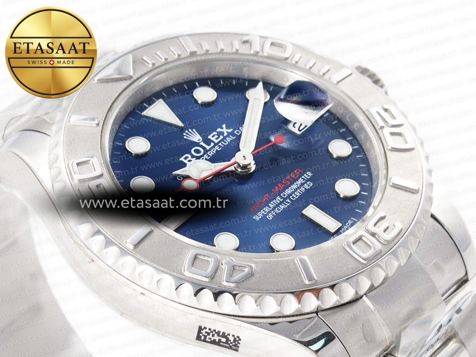 Yacht-Master 37mm 268622 ARF 1:1 Best Edition Blue Dial 904L SS Case and Bracelet A2824 - Görsel 7