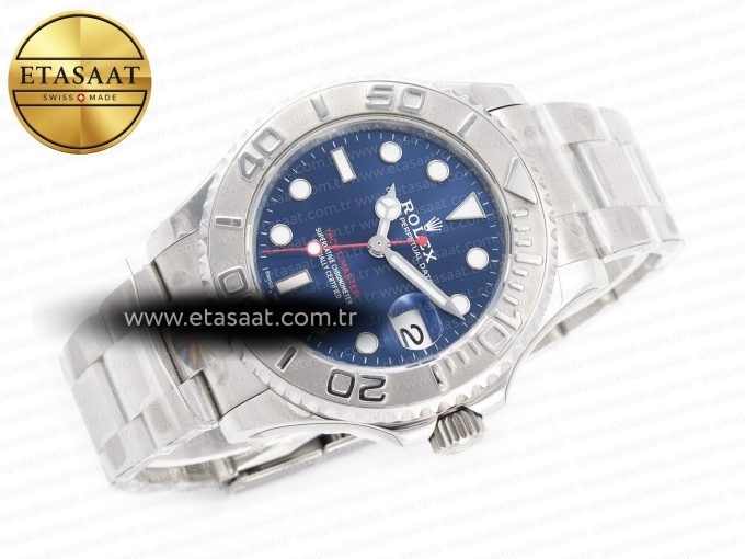 Yacht-Master 37mm 268622 ARF 1:1 Best Edition Blue Dial 904L SS Case and Bracelet A2824 - Görsel 8