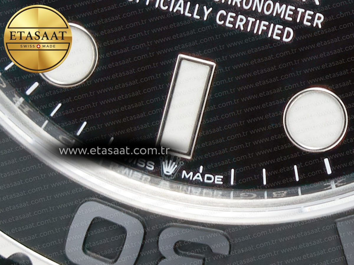 Yacht-Master 42mm 226659 VSF 1:1 Best Edition 3D Black Ceramic Bezel on Black Rubber Strap VS3235 - Görsel 13