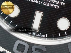 Yacht-Master 42mm 226659 VSF 1:1 Best Edition 3D Black Ceramic Bezel on Black Rubber Strap VS3235 - Görsel 13