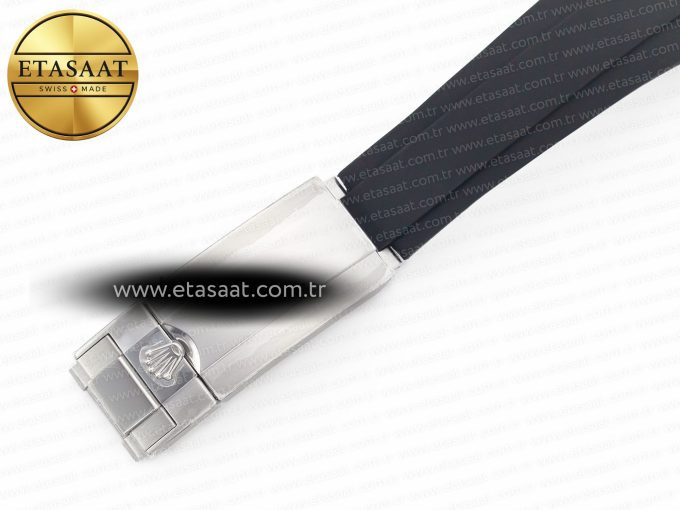 Yacht-Master 42mm 226659 VSF 1:1 Best Edition 3D Black Ceramic Bezel on Black Rubber Strap VS3235 - Görsel 27