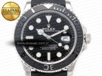 Yacht-Master 42mm 226659 VSF 1:1 Best Edition 3D Black Ceramic Bezel on Black Rubber Strap VS3235 - Görsel 4