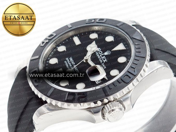 Yacht-Master 42mm 226659 VSF 1:1 Best Edition 3D Black Ceramic Bezel on Black Rubber Strap VS3235 - Görsel 6