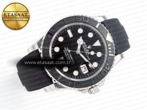 Yacht-Master 42mm 226659 VSF 1:1 Best Edition 3D Black Ceramic Bezel on Black Rubber Strap VS3235 - Görsel 8