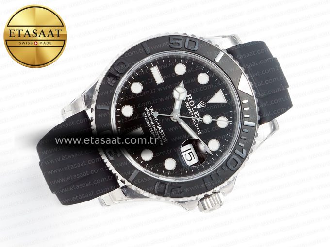 Yacht-Master 42mm 226659 VSF 1:1 Best Edition 3D Black Ceramic Bezel on Black Rubber Strap VS3235 - Görsel 8